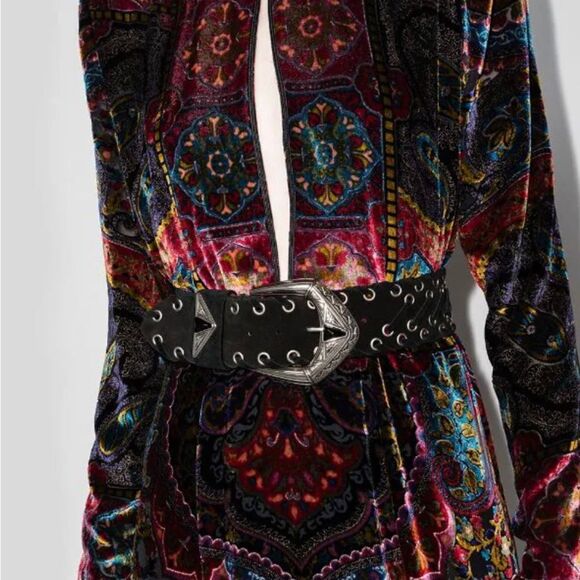 ETRO suede waist belt size L - Picture 2 of 13